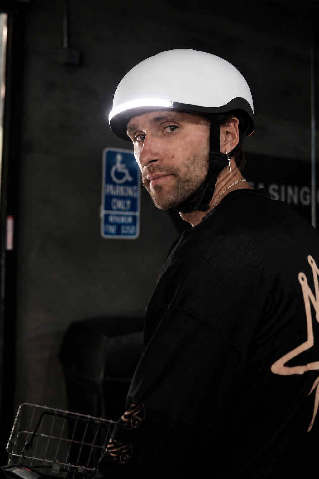 Lumos Nyxel Smart Bike Helmet — White — standard
